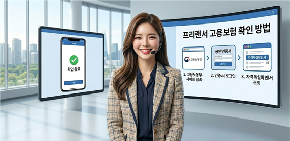 프리랜서 고용보험 확인 방법